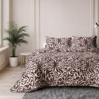 Lazy dekbed Denzo Rood/Bruin