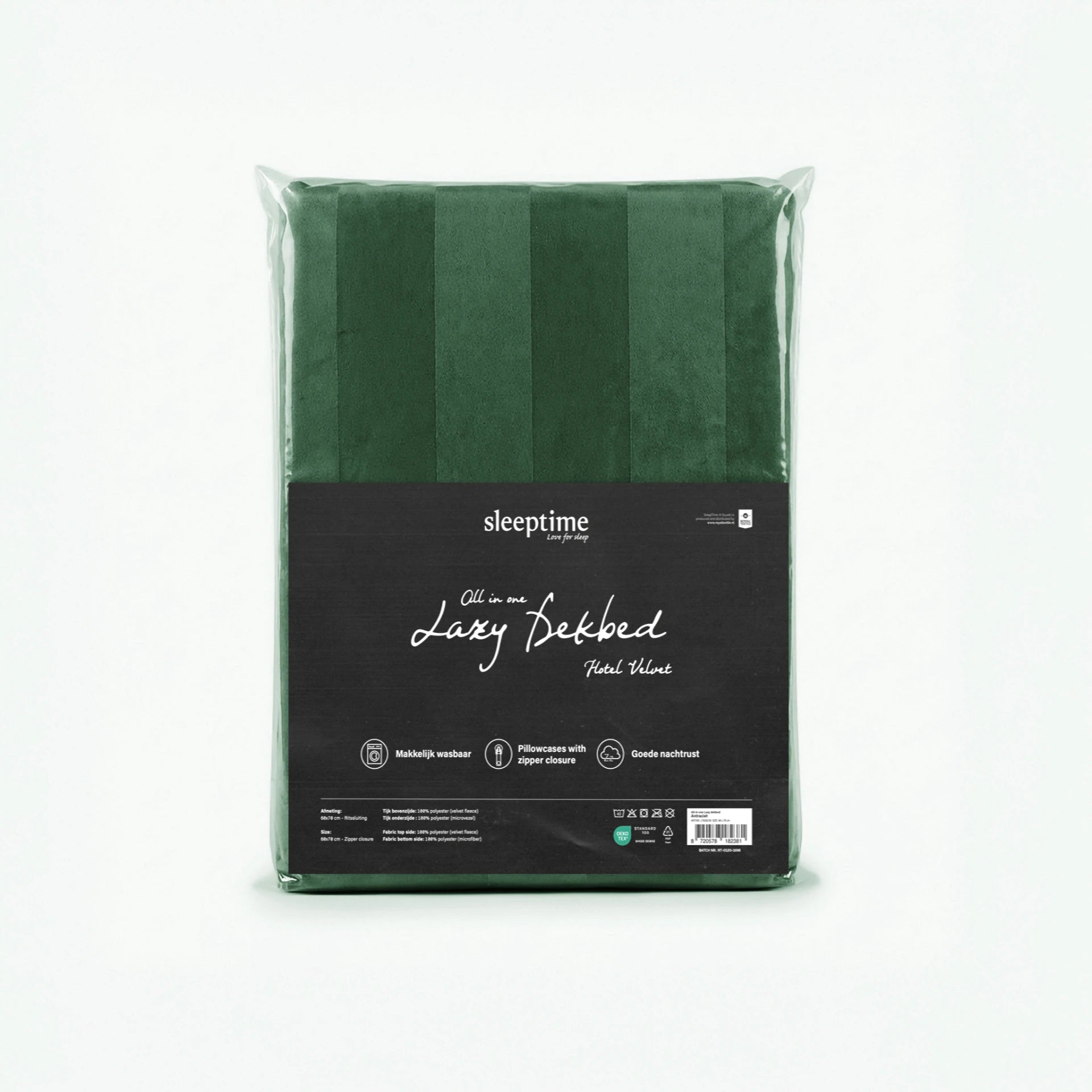 Hotel Velvet 2pack Slopen Donkergroen