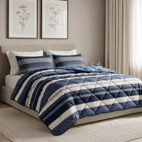 Lazy dekbed Elisabeth Navy Microvezel