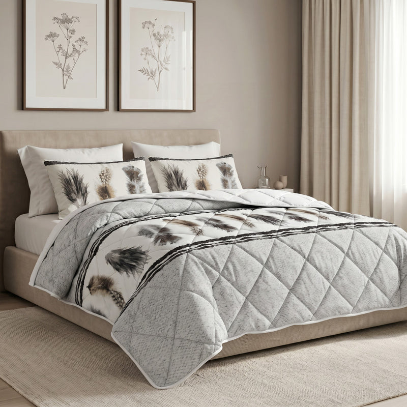 Lazy dekbed Feathers 3 Zand