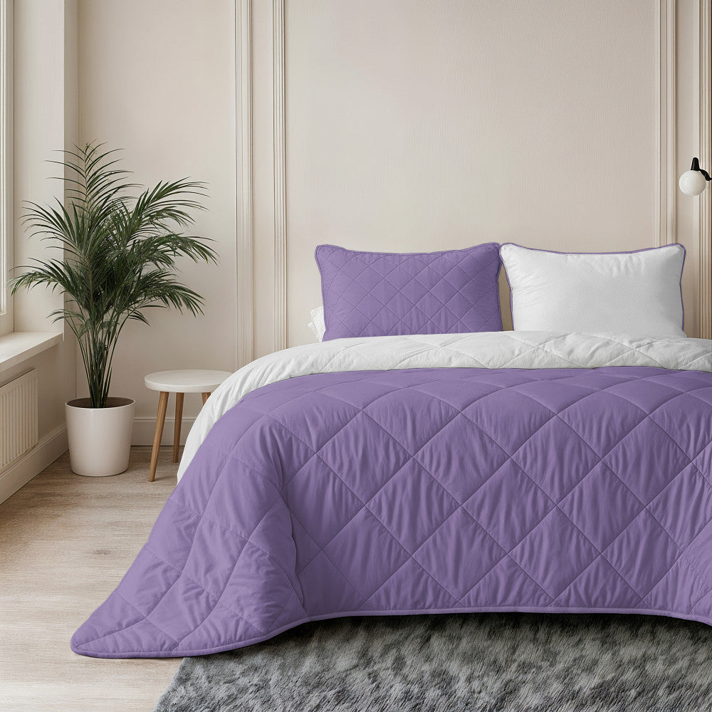 Lazy dekbed Uni Beige - Lavendel
