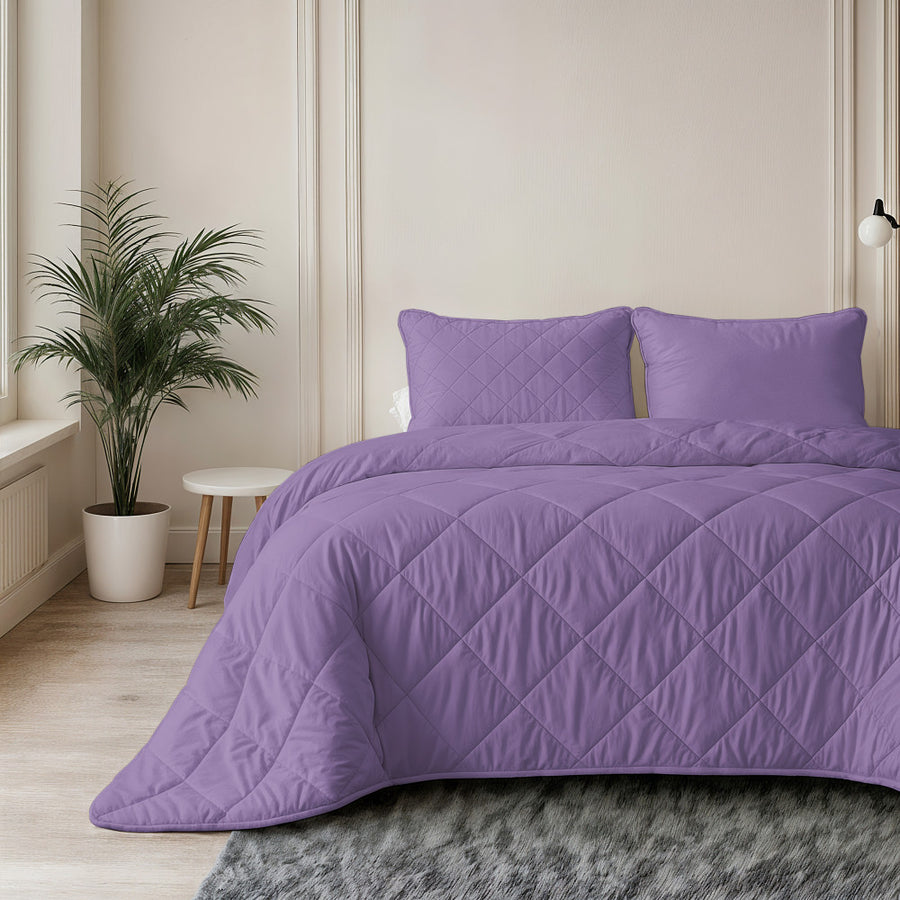 Lazy dekbed Uni Lavendel