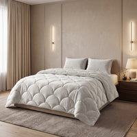 Lazy dekbed Teddy/Velvet Beige