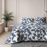 Lazy dekbed Mado Blauw