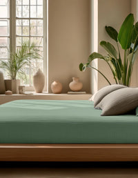 Mousseline Hoeslaken Groen