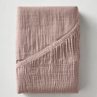 Mousseline Hoeslaken Blush Roze
