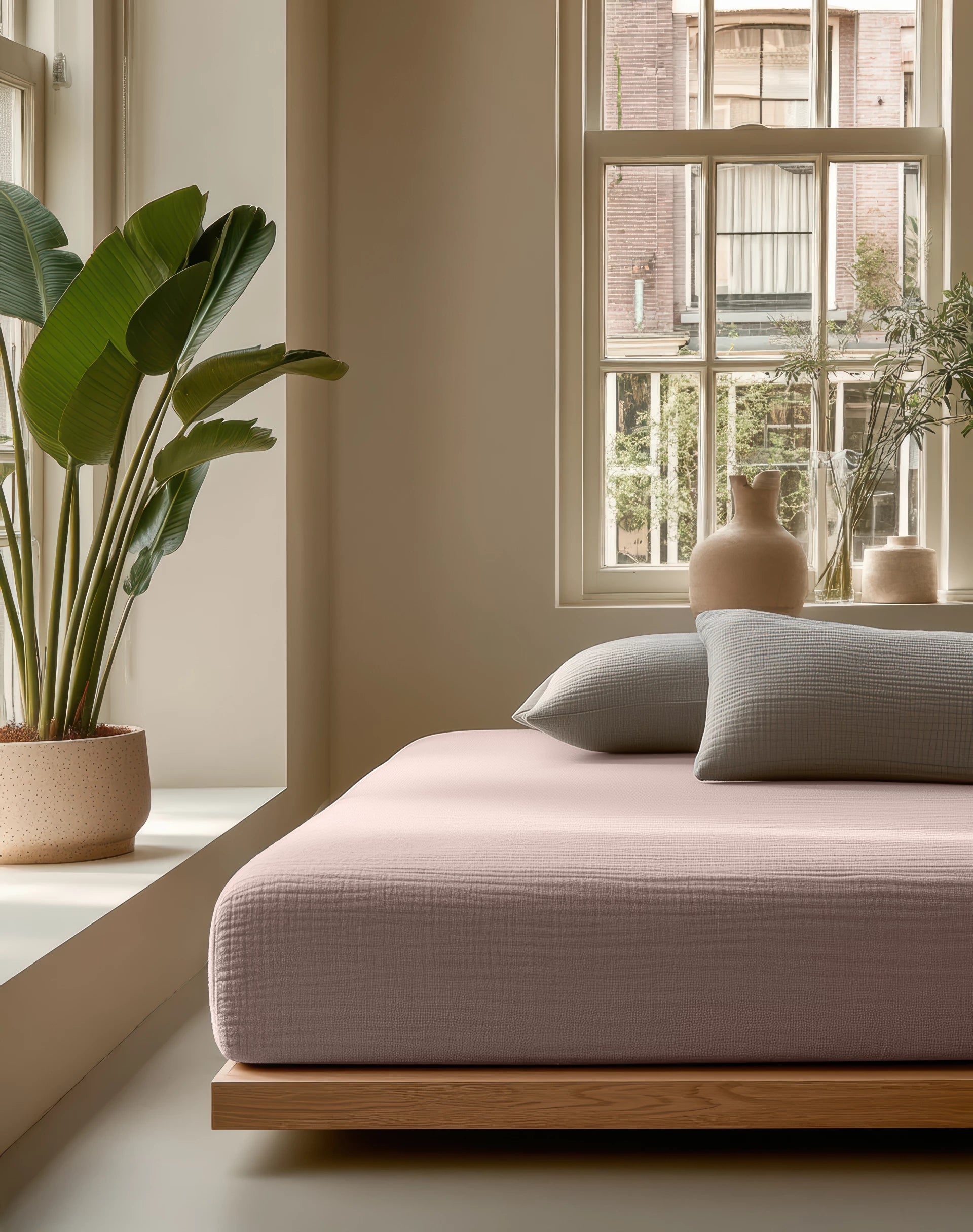 Matras hoeslaken - Mousseline