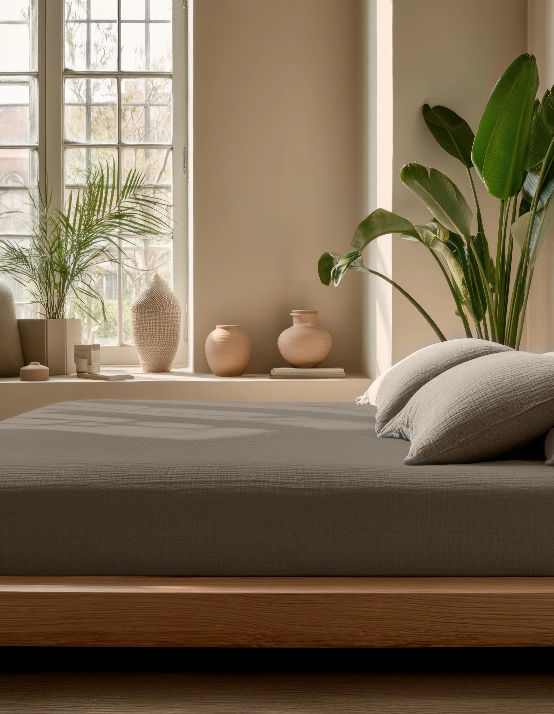 Matras hoeslaken - Mousseline