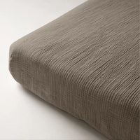 Mousseline Hoeslaken Taupe