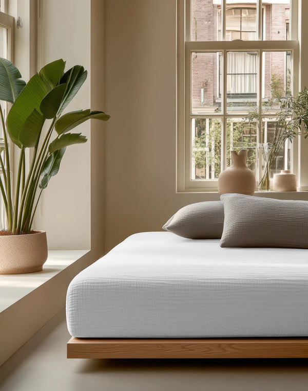 Matras hoeslaken - Mousseline