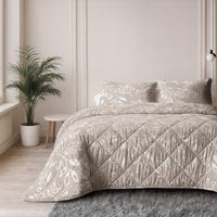 Lazy dekbed Neva Taupe/Zand