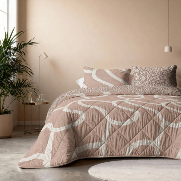 Lazy dekbed Shapes - Zand