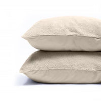 Teddy kussenslopen 2pack Creme 60 x 70