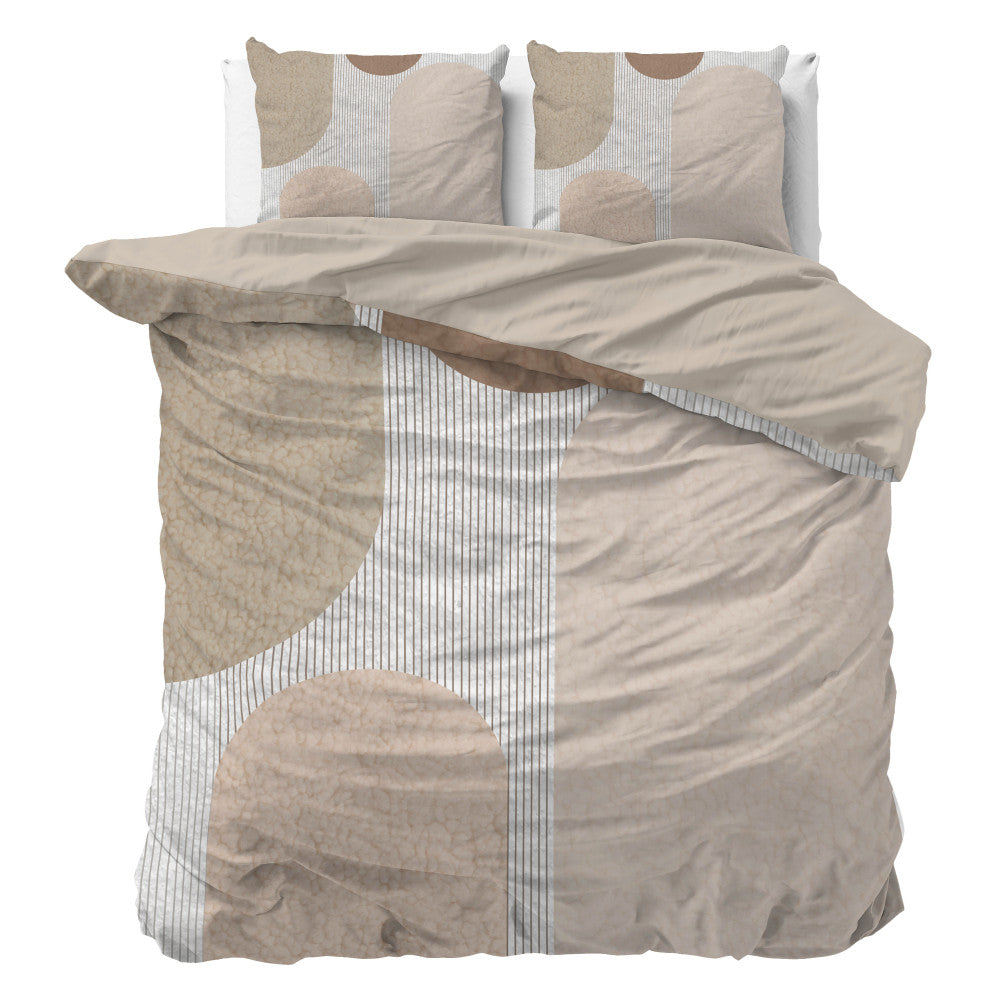 Teddy Print Crème dekbedovertrek
