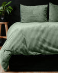 Dekbedovertrek Teddy Rib  - OUTLET