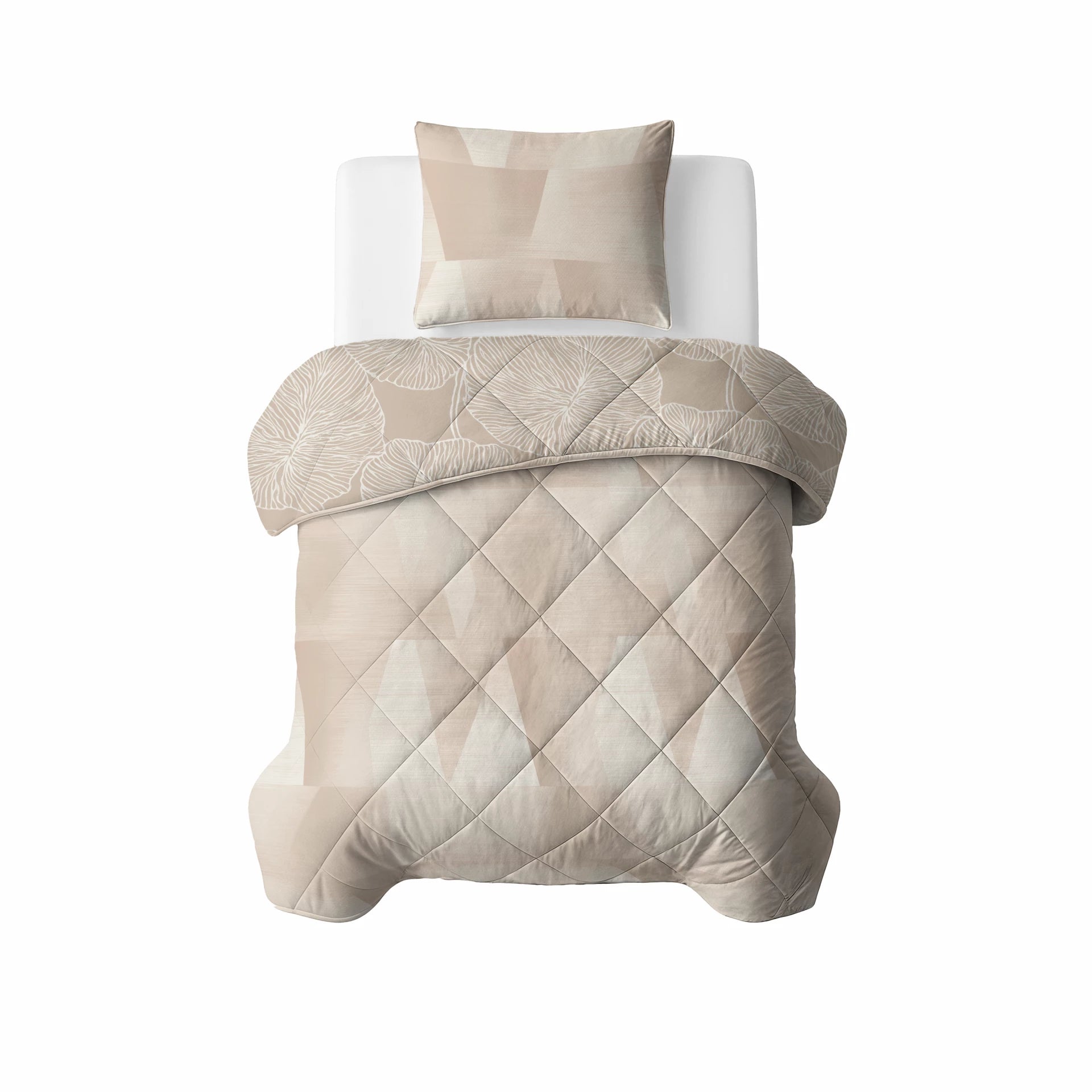 Lazy dekbed warm triangle - Zand/beige